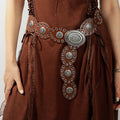 Boho Concho Oval Disc Grommet Belt - The PM Edit