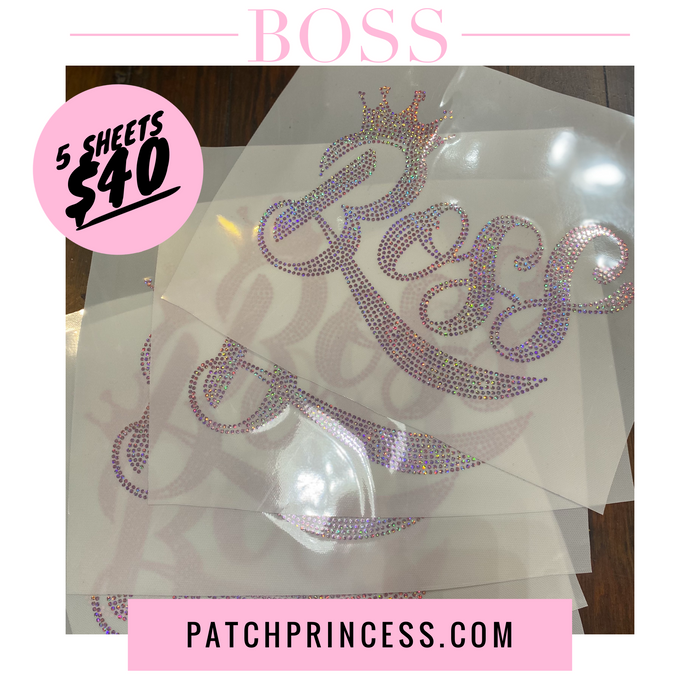 BOSS BLING TRANSFERS