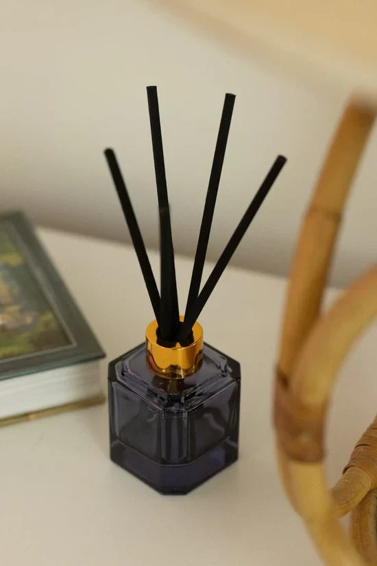 Botanica Glass Diffuser -Blue Glass -Sea Salt & Amber