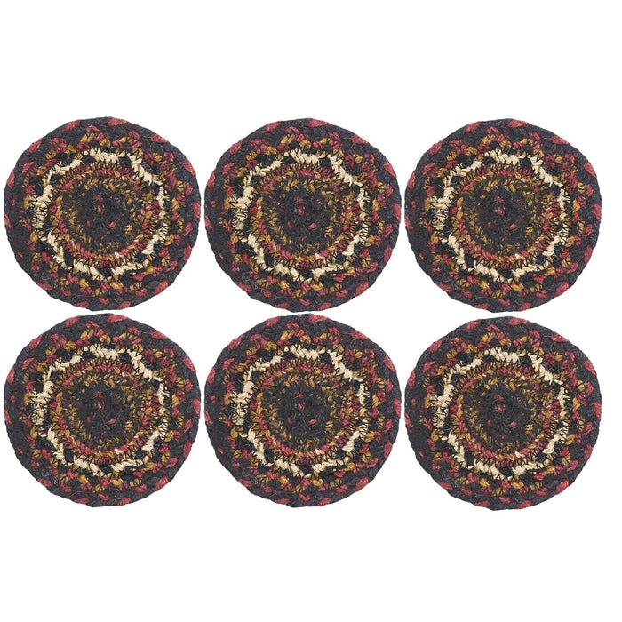 Brick Raven Braided Coasters-Lange General Store