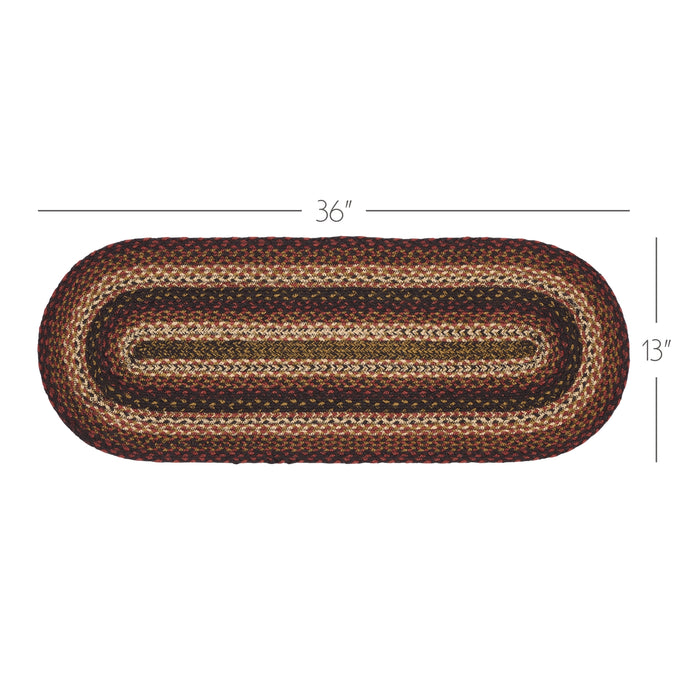 Brick Raven Braided Table Runner