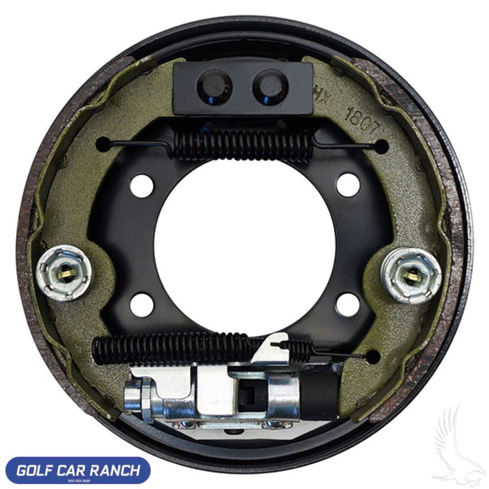 BRK-009 Brake Assembly Driver’s Side with Brake Shoes E-Z-GO BRAKE DRUM