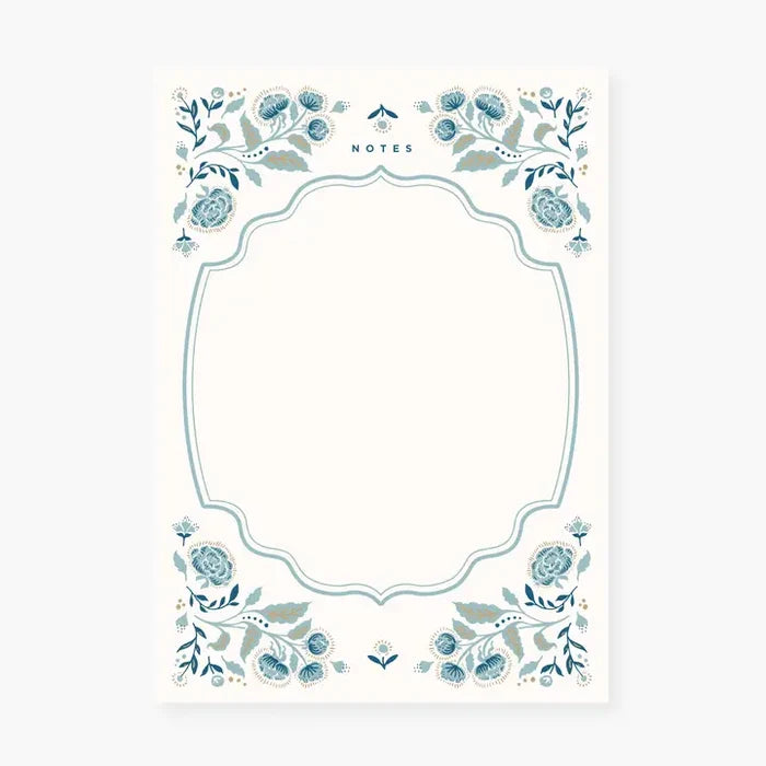 Brocade Floral Chubby Notepad