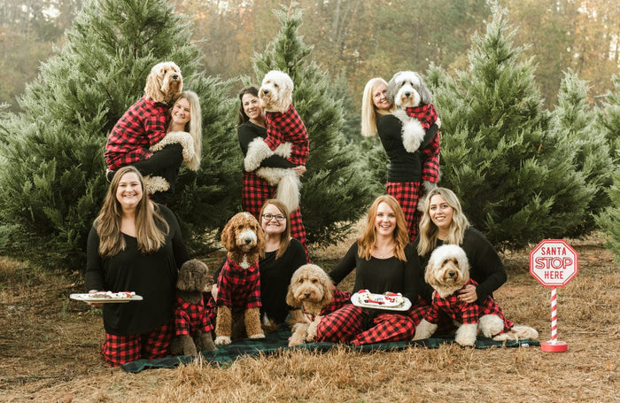 fabdog® Buffalo Check Flannel Matching Human Pajamas Human