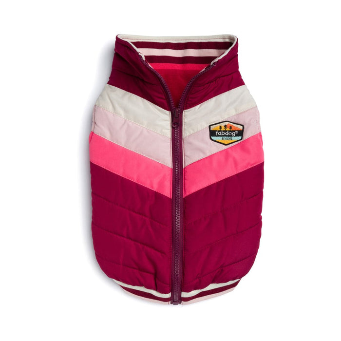 fabdog® Burgundy Chevron Jacket Apparel