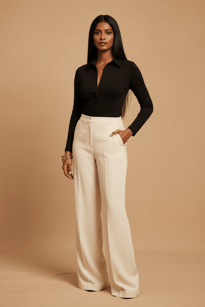 Button-Down Long Sleeve Bodysuit | The PM Edit - The PM Edit