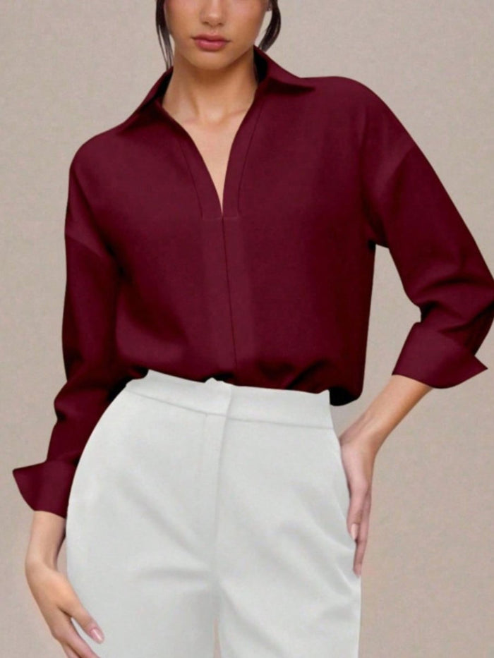 Button - Down Long Sleeve Bodysuit | The PM Edit - The PM Edit