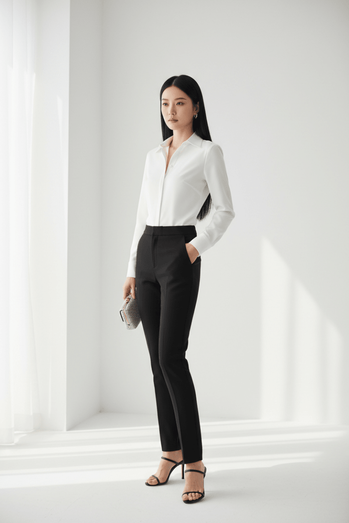 Button-Down Long Sleeve Bodysuit | The PM Edit - The PM Edit