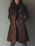 Button Up Long Sleeve Trench Coat - The PM Edit