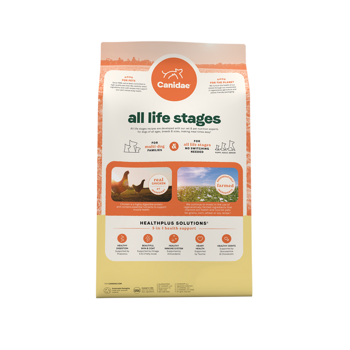Canidae All Life Stages Dry Dog Food Real Chicken & Potato Recipe
