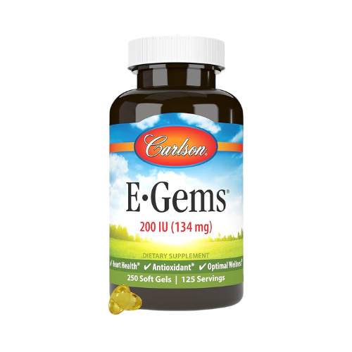 Carlson E-Gems 200 IU – 250 Soft Gels