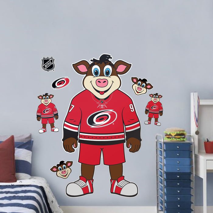 Carolina Hurricanes Repositionable Wall Decal Set - Mascot