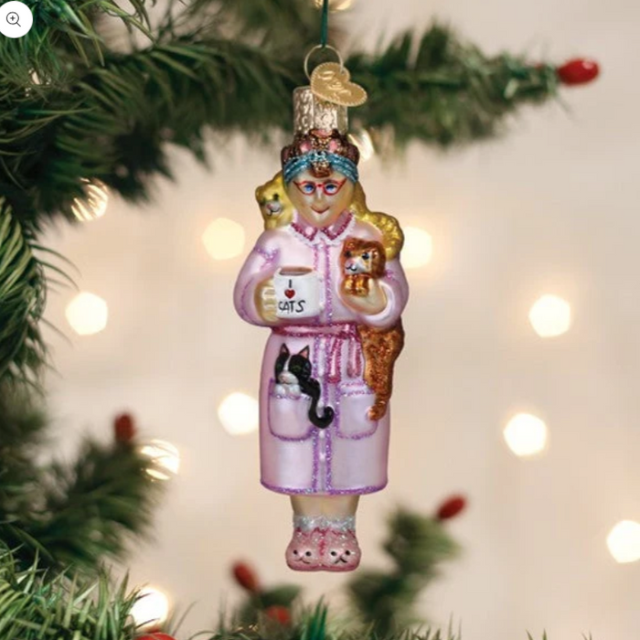 Cat Lady Ornament