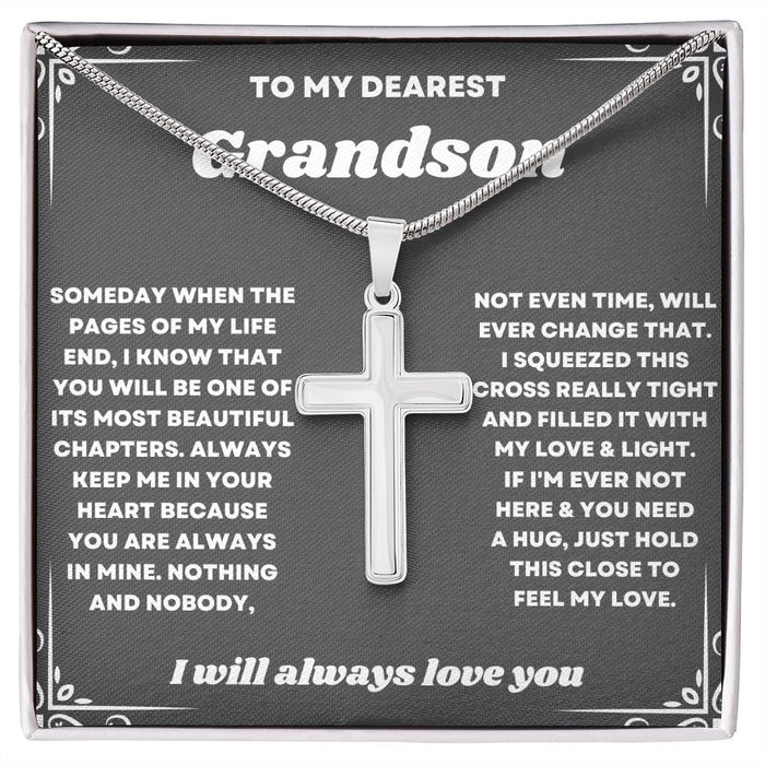 Celebrate the Holidays with Your Grandson with a Special Necklace Gift from Grandma"