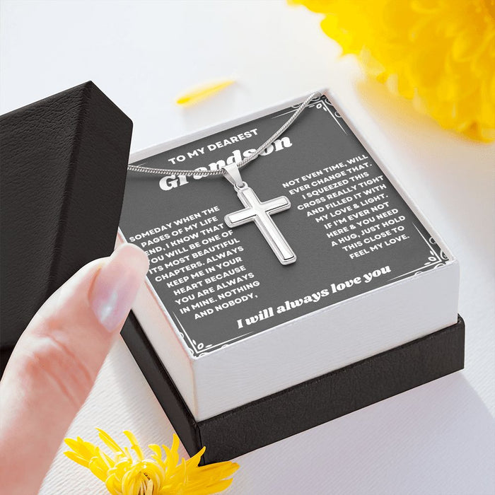 Celebrate the Holidays with Your Grandson with a Special Necklace Gift from Grandma"