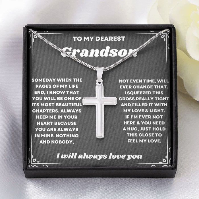 Celebrate the Holidays with Your Grandson with a Special Necklace Gift from Grandma"