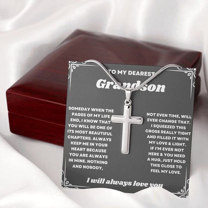 Celebrate the Holidays with Your Grandson with a Special Necklace Gift from Grandma"