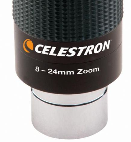 Celestron 8-24 mm Zoom Eyepiece - 1.25" attachment side