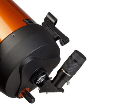 Celestron 8-24mm Zoom Eyepiece - 1.25" attached to telescope