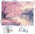 Cherry Blossom Serenity by the River