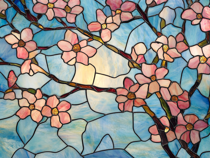 Cherry Blossoms in a Gentle Breeze