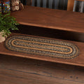Espresso Stair Tread Rug - Oval-Lange General Store