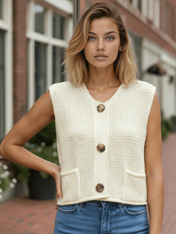 Knit Sweater Vest - The PM Edit