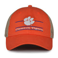 Clemson Tigers trucker hat with mesh backing
