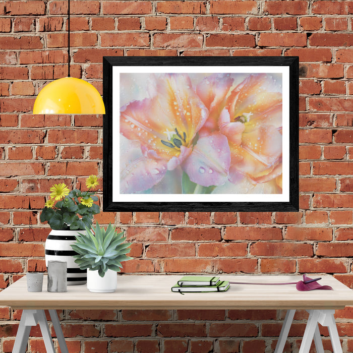 Close-Up of Vibrant Tulips