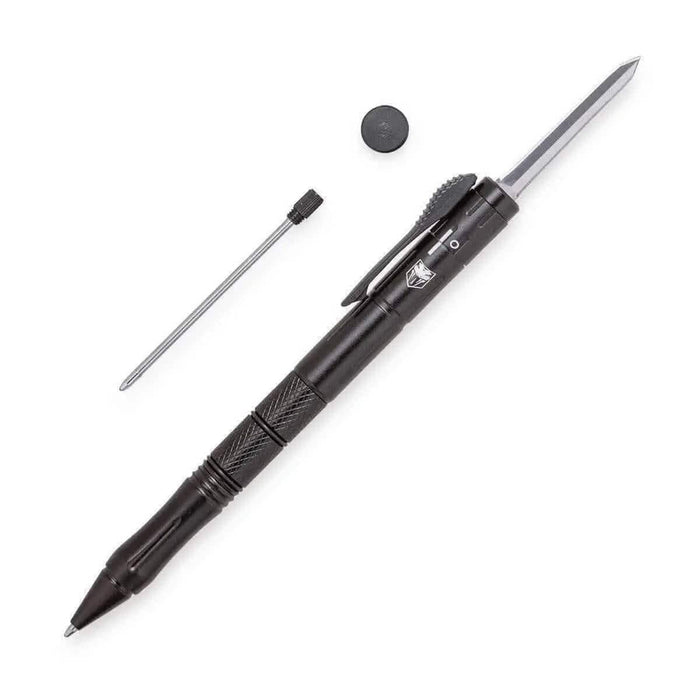 Cobra Black Double Action out-the-front (OTF) Pen Knife. - NORTH RIVER OUTDOORS