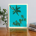 Coconut Sky 8" x 10" Wall Poster By Alan Claude