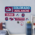 Colorado Avalanche Repositionable Wall Decal Set - Street Signs