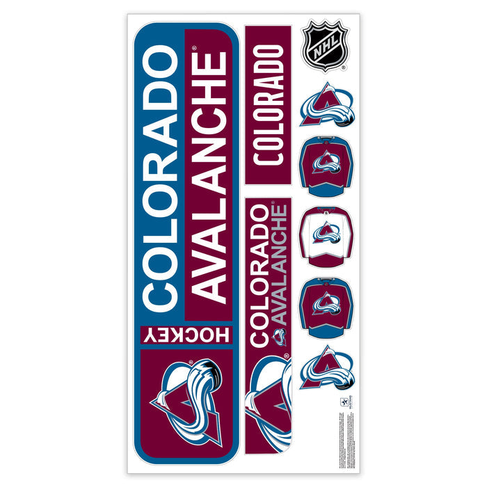 Colorado Avalanche Repositionable Wall Decal Set - Street Signs