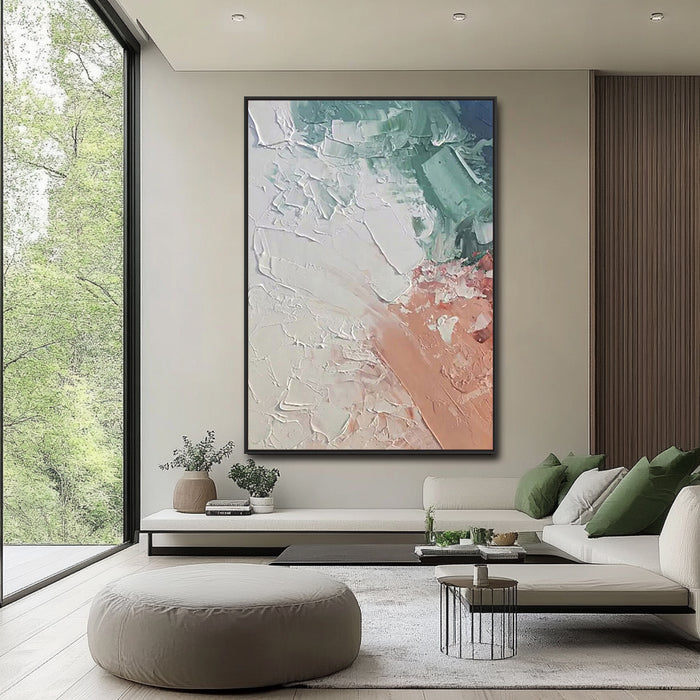 Colorful Tree & Plant Abstract Textured Wall Art #ML052