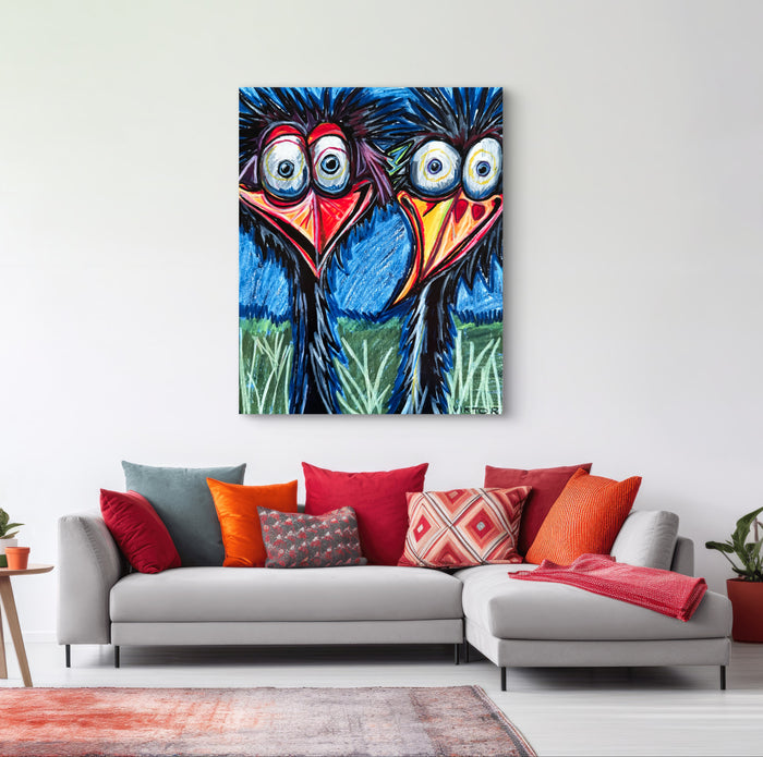 Crazy Birds - Art Prints - Vichy's Art