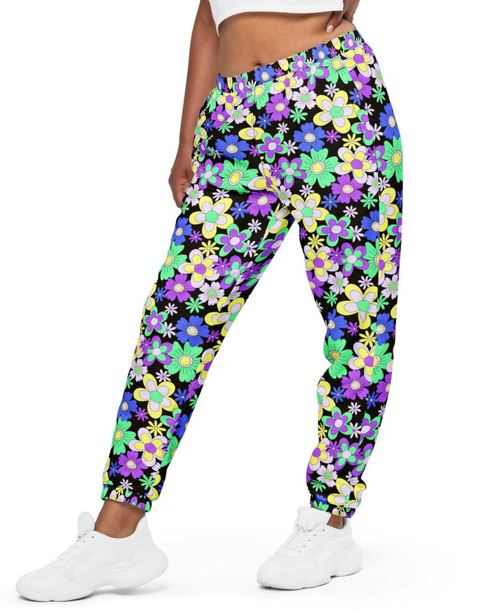 Crazy Daisy Track Pants, Track Pants, - One Stop Rave
