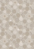Cream Linen Dandelions - Lewis and Irene - 108" Wide Back
