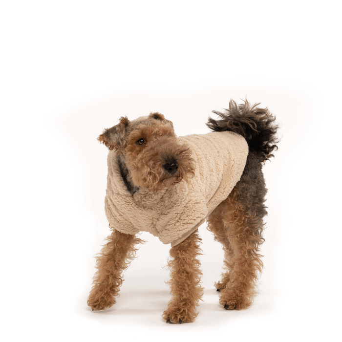 fabdog® Cream Sherpa Hoodie Apparel