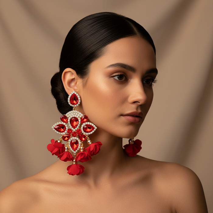 Crystal Bloom Red