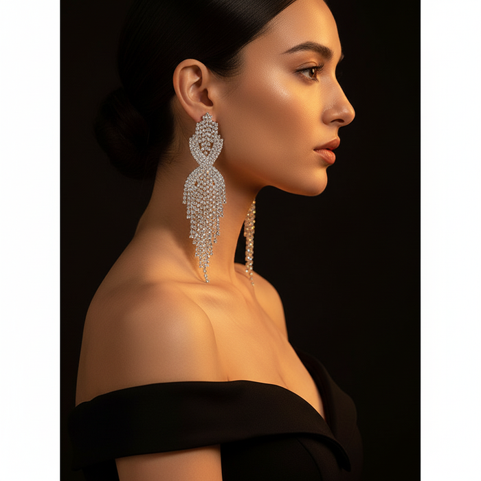 Crystal Tassel Side