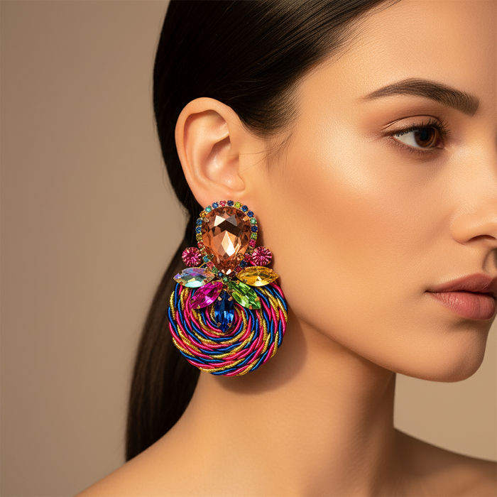 Crystal Rope Disc Multicolor
