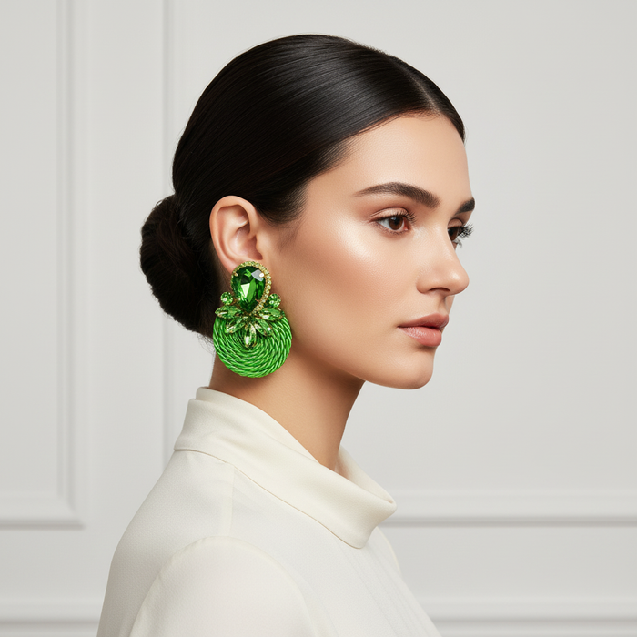 Crystal Rope Disc Green