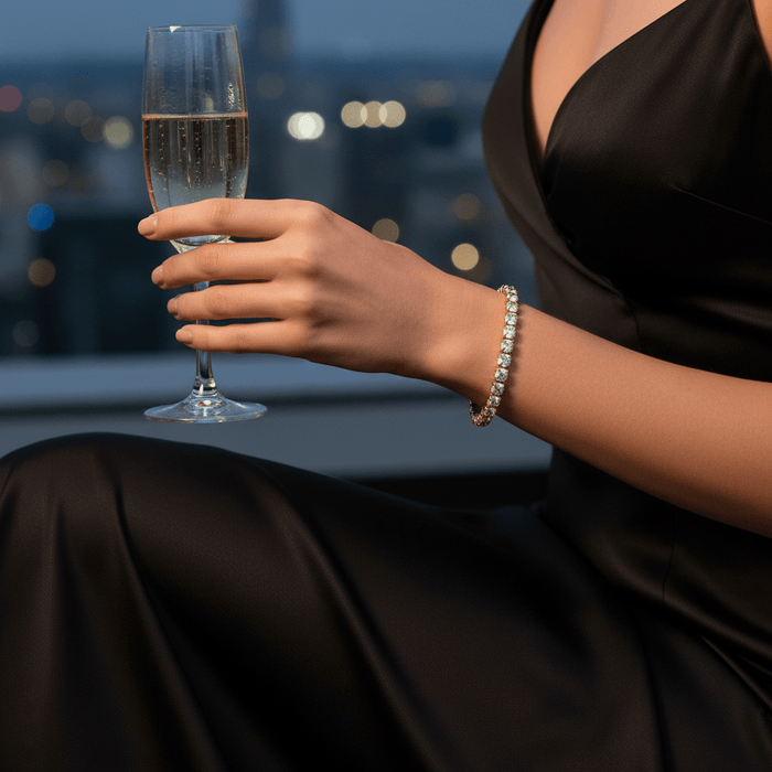 Crystal Tennis Bracelet | PVD Plated | Tarnish - Free & Waterproof - The PM Edit