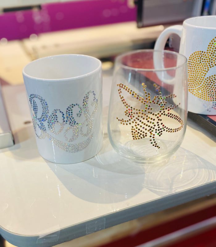 CUSTOMIZED MUG BLING TRANSFERS