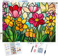 Daffodils And Cherry Blossoms