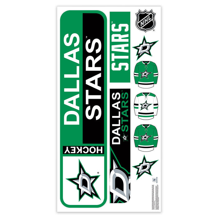 Dallas Stars Repositionable Wall Decal Set - Street Signs