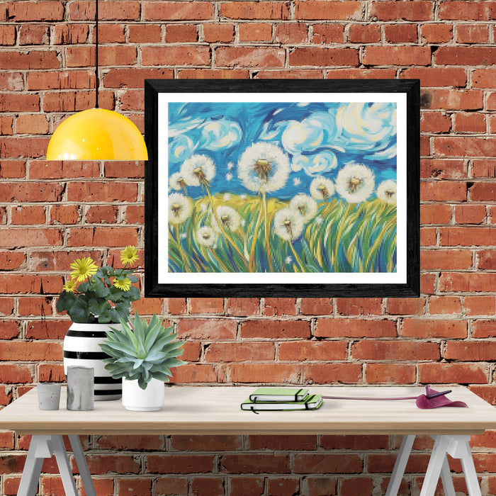 Dandelions Dancing in the Spring Breeze