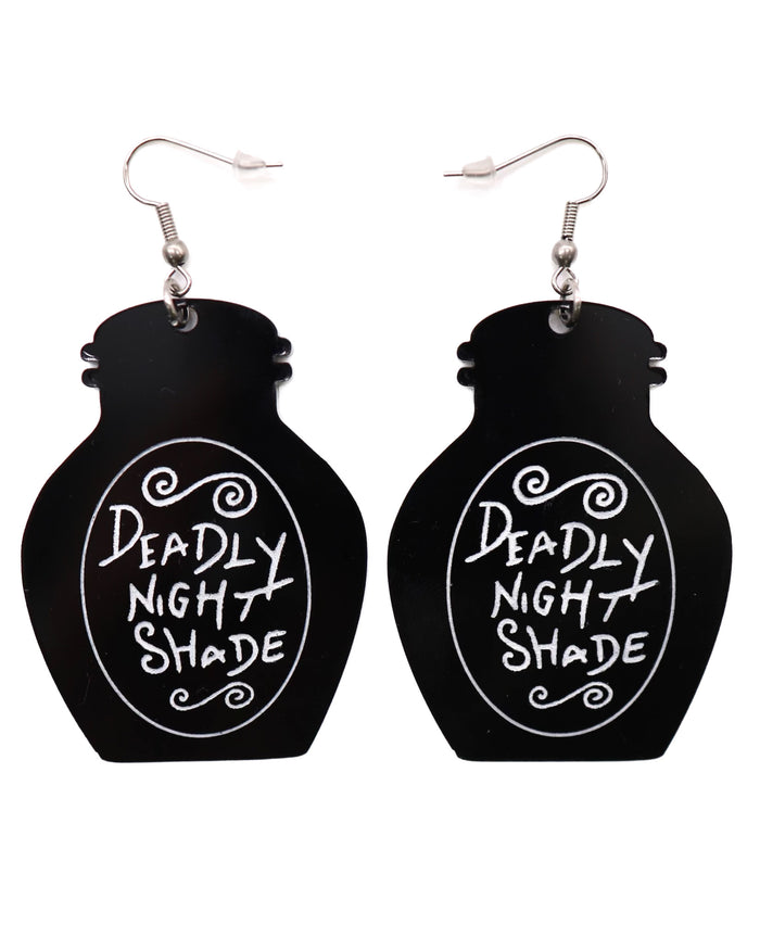 Deadly Night Shade Earrings