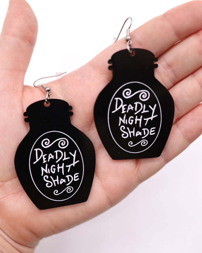 Deadly Night Shade Earrings