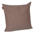 KONA CAVE® Decorative pillow covers, sophisticated brown herringbone fabric.